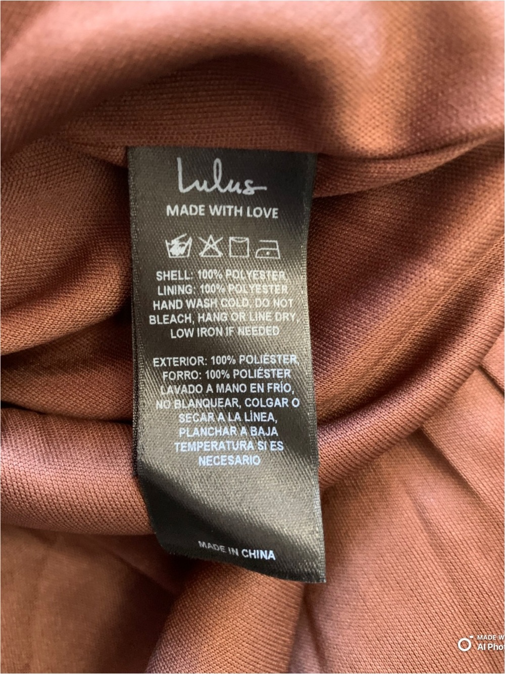 Lulus XS Signature Elegance Chocolate Brown Satin One Shoulder Maxi Dress NWT - Picture 15 of 17